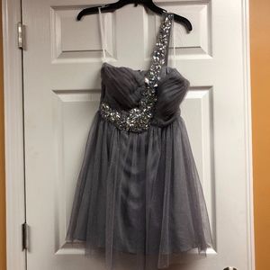 Gray Homecoming Dress